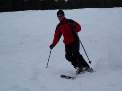 lyžování nad Čerňavou