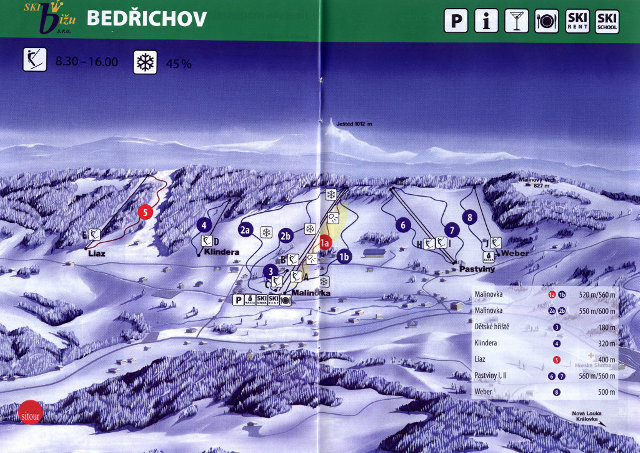 zimní mapa Bedřichova